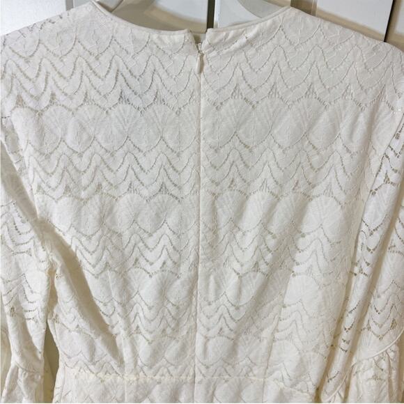 Acler Ivory Lace Long Sleeve Dress - Picture 11 of 15